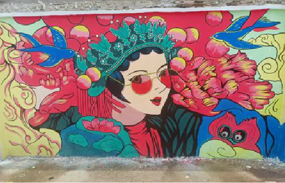 湘潭墙体彩绘-网红墙