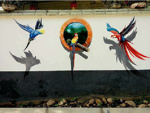 湘潭视觉错位-3D墙绘设计