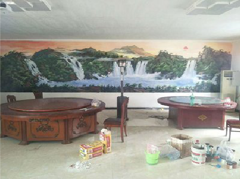 湘潭墙绘-写实风景