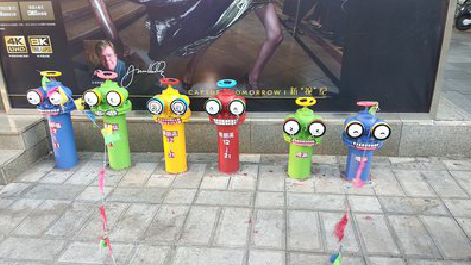 湘潭商业区彩绘