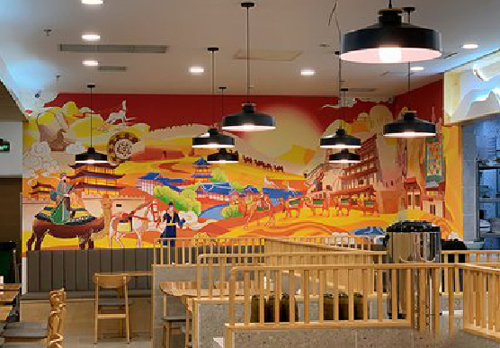 湘潭商业空间彩绘介绍。