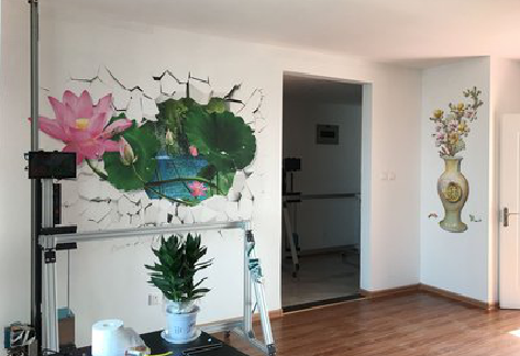 湘潭墙体彩绘相比墙纸的优势。