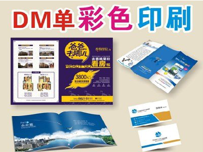 湘潭单页印刷，色彩搭配简单。